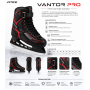 Коньки фитнес  FITICE FITICE VANTOR PRO Black / Red