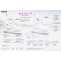 Коньки фигурные прогулочные FITICE LUMINA  WHITE / ROSE GOLD