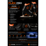 Прокатные фигурные коньки Fitice Flex pro (43-47) черные