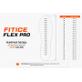 Прокатные фигурные коньки Fitice Flex pro (43-47) черные