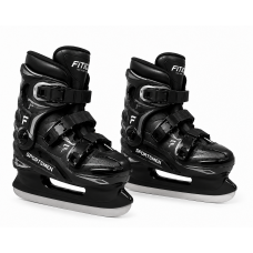 Прокатные прогулочные коньки FITICE SPORTSMEN  BLACK GRAPHITE