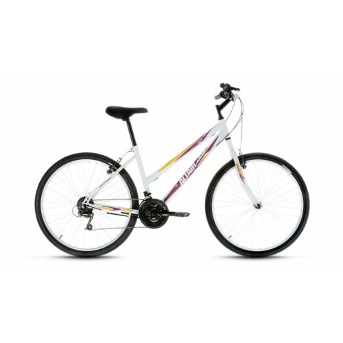 Велосипед для взрослых ALTAIR MTB HT 26 1.0 Lady (2017) белый, размер рамы 15