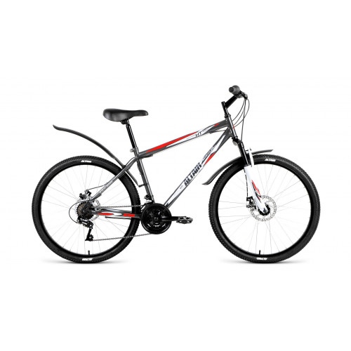 Велосипед для взрослых ALTAIR MTB HT 26 3.0 Disc (2018) серый, размер рамы 17
