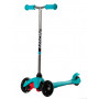 Самокат Novatrack Disco-kids Start для детей, свет.колеса PU пер.120*24 задн.76*24мм, эргоно