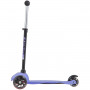 Самокат Novatrack Disco-kids Basic для детей, свет.колеса PU пер.120*24 задн.76*24мм, эргон