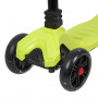 Самокат-кикборд Novatrack RainBow, для детей, складной, свет.широкие колеса PU пер.135*35 задн.9