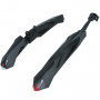 Крылья STG FD-38 F/R FOR 27,5-29, переднее и заднее, пластик/резина , черные .С встроенным фонарико