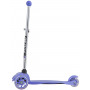 Самокат Novatrack Disco-kids Basic для детей, свет.колеса PU пер.120*24 задн.76*24мм, эргоно