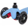 Самокат Novatrack Disco-kids Basic для детей, свет.колеса PU пер.120*24 задн.76*24мм, эргон