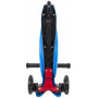 Самокат Novatrack Disco-kids Basic для детей, свет.колеса PU пер.120*24 задн.76*24мм, эргон