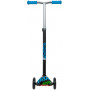Самокат для детей Novatrack RainBow Start Graffiti, свет.колеса PU пер.120*24 задн.80*2