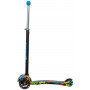 Самокат для детей Novatrack RainBow Start Graffiti, свет.колеса PU пер.120*24 задн.80*2