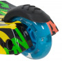 Самокат для детей Novatrack RainBow Start Graffiti, свет.колеса PU пер.120*24 задн.80*2