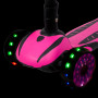 Самокат-кикборд Novatrack RainBow, для детей, двухцветная платформа, складной механизм на руле, р