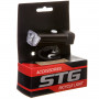 Фонарь STG передний FL1541,250 люмен, usb бат. (1000mAH)аллюм корп, порт usb встроен в корпус.