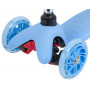 Самокат Novatrack Disco-kids Basic для детей, свет.колеса PU пер.120*24 задн.76*24мм, эргоно