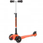 Самокат Novatrack Disco-kids Basic для детей, свет.колеса PU пер.120*24 задн.76*24мм, эргон