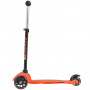 Самокат Novatrack Disco-kids Basic для детей, свет.колеса PU пер.120*24 задн.76*24мм, эргон