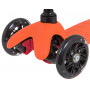 Самокат Novatrack Disco-kids Basic для детей, свет.колеса PU пер.120*24 задн.76*24мм, эргон
