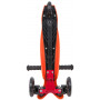 Самокат Novatrack Disco-kids Basic для детей, свет.колеса PU пер.120*24 задн.76*24мм, эргон