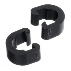 Клипса для оплеток STG C-clip,YZ-16014 (20) черн, 20 шт