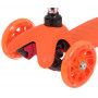Самокат Novatrack Disco-kids Basic для детей, свет.колеса PU пер.120*24 задн.76*24мм, эргоно