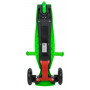 Самокат-кикборд Novatrack RainBow Start Folding, подростковый, складной, свет.колеса PU пер.120*24