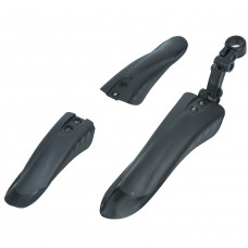 Крылья STG XGNB-023, переднее и заднее, колесо20", пластик , черные.