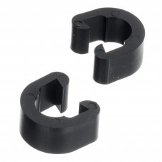 Клипса для оплеток STG C-clip,YZ-16014 (100) черн, 100 шт