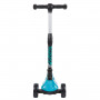 Самокат-кикборд Novatrack RainBow, подростковый, складной, широкие свет.колеса PU 120*90,ватер стике