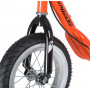 Самокат для детей Novatrack STAMP N4, ручной тормоз V-brake, мягкая накладка на руле, дропаут, ора