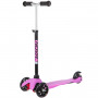 Самокат Novatrack Disco-kids Basic для детей, свет.колеса PU пер.120*24 задн.76*24мм, эргоно