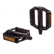 Педали STG FP-969, платформа, ось 9/16", насып. Подшип. Черные