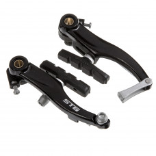 Тормоз v-brake STG 7 HJ-612AD7-BK (в компл. входит: 2 рычага 100мм, 2-е колодки 60 мм, нап Передние