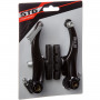 Тормоз v-brake STG 7 HJ-612AD7-BK (в компл. входит: 2 рычага 100мм, 2-е колодки 60 мм, нап Передние