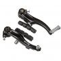 Тормоз v-brake STG 7 HJ-612AD7-BK (в компл. входит: 2 рычага 100мм, 2-е колодки 60 мм, напр задние