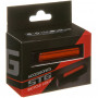 Фонарь велосипедный STG,TL5407, задний, USB, резин. Хомут. Аккум (3.7V 550mAh) черный