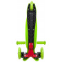 Самокат Novatrack Disco-kids Basic для детей, свет.колеса PU пер.120*24 задн.76*24мм, эргоно