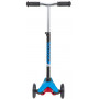Самокат Novatrack Disco-kids Basic для детей, свет.колеса PU пер.120*24 задн.76*24мм, эргоно