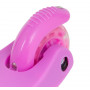 Самокат Novatrack Disco-kids Basic для детей, свет.колеса PU пер.120*24 задн.76*24мм, эргоно