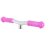 Самокат Novatrack Disco-kids Basic для детей, свет.колеса PU пер.120*24 задн.76*24мм, эргоно