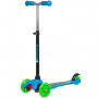 Самокат Novatrack Disco-kids Print для детей, колеса PU пер.120*24 задн.76*24мм, эргономичны