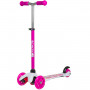Самокат Novatrack Disco-kids Print для детей, колеса PU пер.120*24 задн.76*24мм, эргономичны