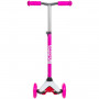 Самокат Novatrack Disco-kids Print для детей, колеса PU пер.120*24 задн.76*24мм, эргономичны
