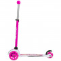 Самокат Novatrack Disco-kids Print для детей, колеса PU пер.120*24 задн.76*24мм, эргономичны