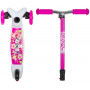 Самокат Novatrack Disco-kids Print для детей, колеса PU пер.120*24 задн.76*24мм, эргономичны