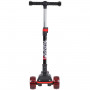 Самокат для детей Novatrack RainBow, складной, широкие свет.колеса PU пер.120*50 задн.8