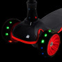 Самокат для детей Novatrack RainBow, складной, широкие свет.колеса PU пер.120*50 задн.8
