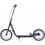 Самокат для детей Novatrack STAMP N4, ручной тормоз V-brake, мягкая накладка на руле, дропаут, чер