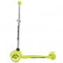 Самокат Novatrack Disco-kids Basic для детей, свет.колеса PU пер.120*24 задн.76*24мм, эргоно